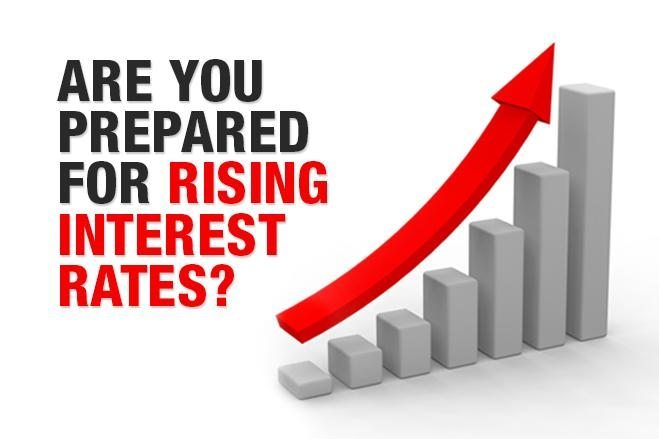 Rising inflation means rising interest rates