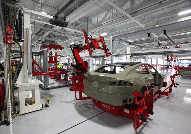 Tesla Motors to Build Model 3 Powertrain at Gigafactory (NASDAQ:TSLA)
