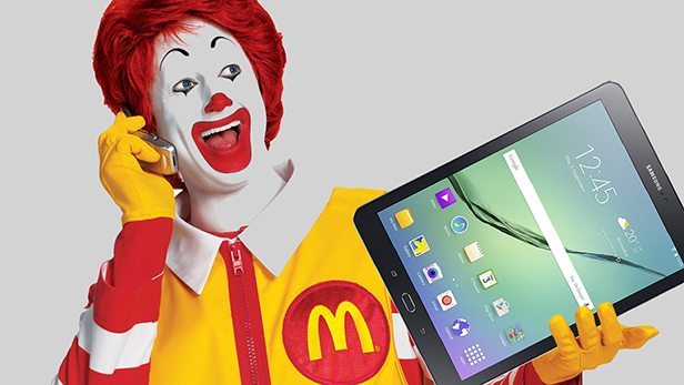McDonald’s Corporation (NYSE:MCD) TO USE Samsung Tablets In Its UK Outlets