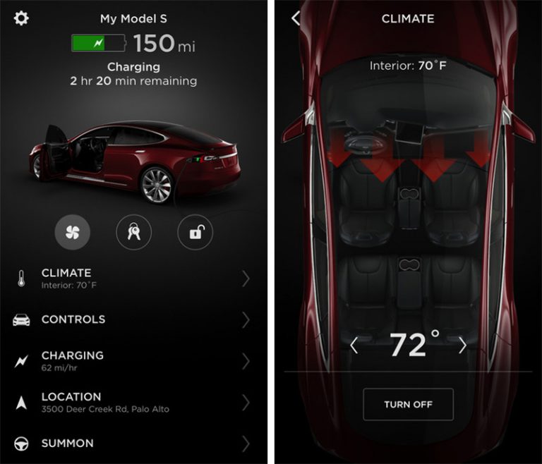 Tesla redesigns iPhone App with Touch ID support (NASDAQ:TSLA)