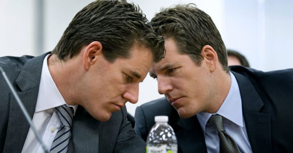 Winklevoss Twins Secure Patent; to store digital assets offline